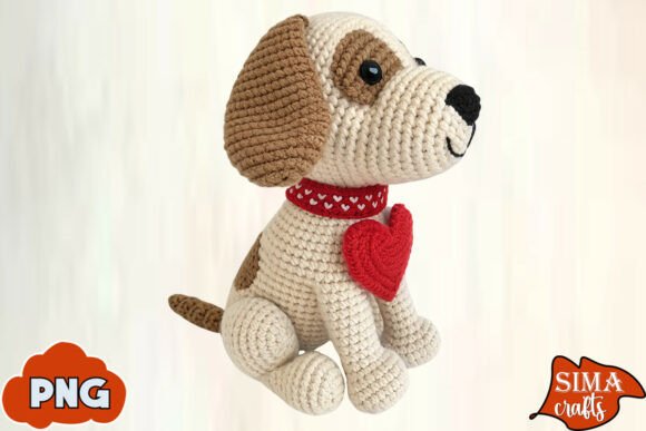 Download Yarn Crochet Dog Valentine Sublimation - Premium Resources