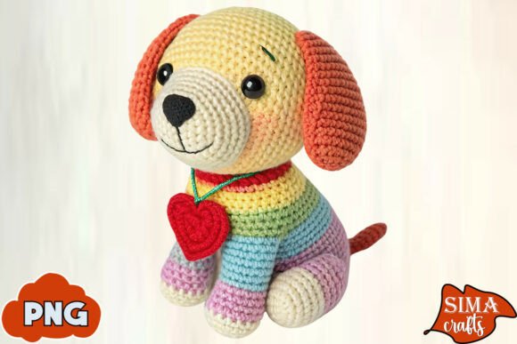 Download Yarn Crochet Dog Valentine Sublimation - Premium Resources