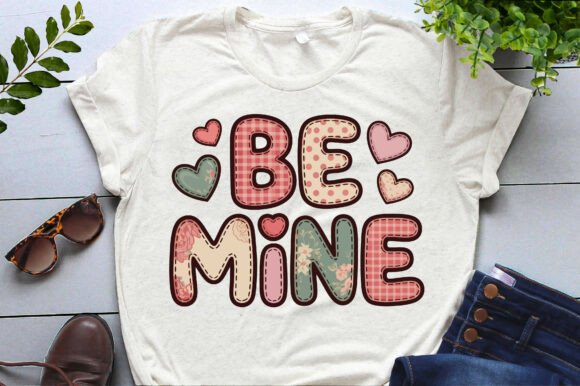 Download Be Mine Patchwork Valentine Png Svg Eps - Patchwork valentine Collection