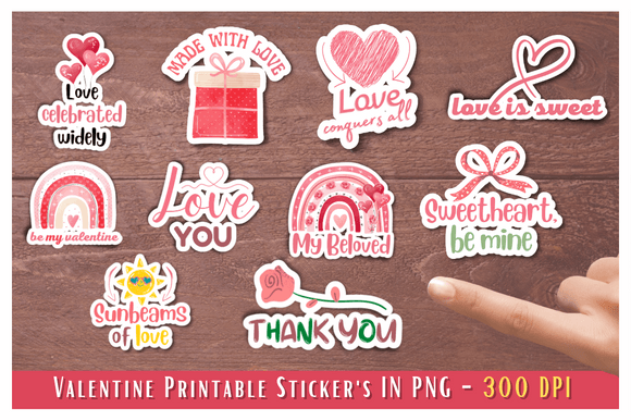 Download Valentine Printable Stickers - Printable stickers Collection