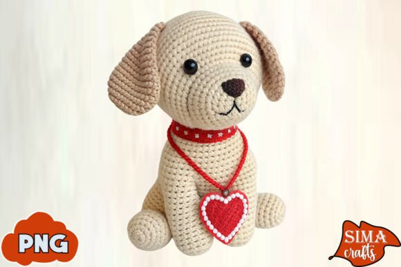 Download Yarn Crochet Dog Valentine Sublimation - Premium Resources