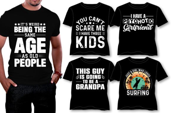 Download Vintage Typography T-Shirt Design Bundle - Premium Resources