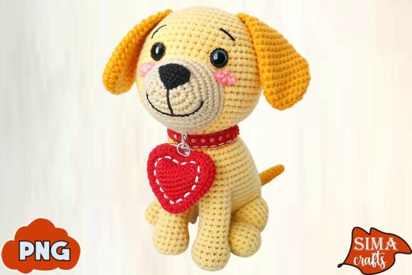 Download Yarn Crochet Dog Valentine Sublimation - Premium Resources