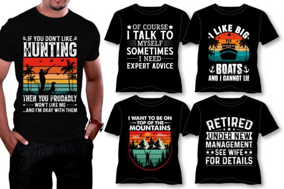 Download Vintage Typography T-Shirt Design Bundle - Premium Resources